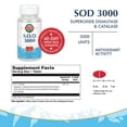 thumbnail image 2 of S.O.D. 3000 | Superoxide Dismutase and Catalase | Antioxidant Activity | Enteric Coated for Maximum Assimilation | Lab Verified | 50 Tablets, 2 of 6