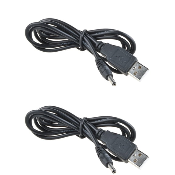 2pack USB Charging Cord,Cable for Aquasonic Icon&Rtauys M5 Sonic Toothbrush