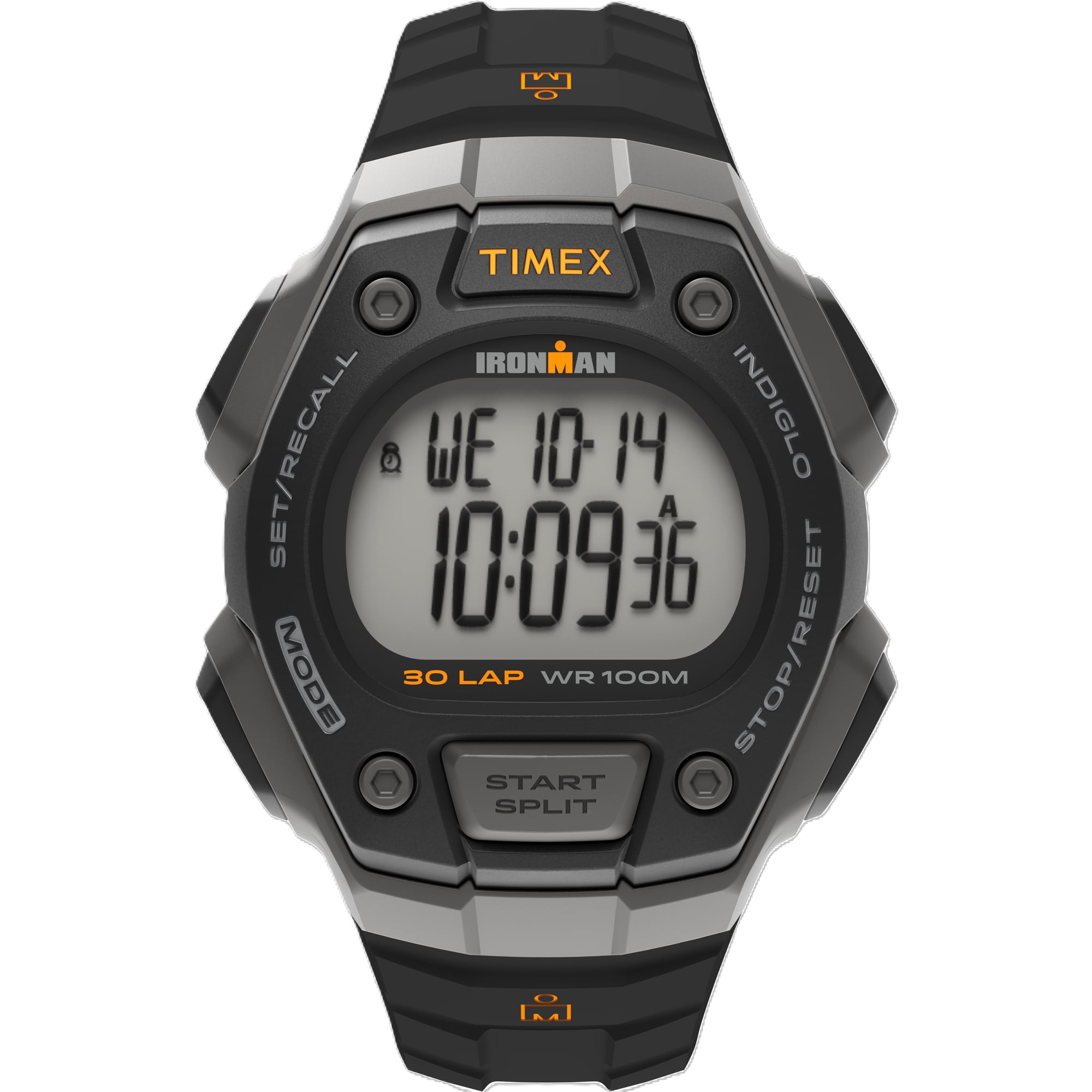Timex Men's Ironman 30-lap Watch - T5K821 Black/Silver