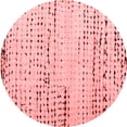 thumbnail image 1 of Ahgly Company Indoor Round Solid Red Modern Area Rugs, 3' Round, 1 of 4