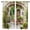 W70 x H61cm x2, variant on Garden Italian Arch Architectural Flowers Street Curtains in the Bedroom Living Room Hall Window Kitchen Decoration Drapes
