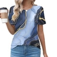 thumbnail image 2 of Summer T-Shirts for Women 2026 Trendy Floral Boho Printed Tees Casual Short Sleeve Beach Vacation Tunic Tops, 2 of 5