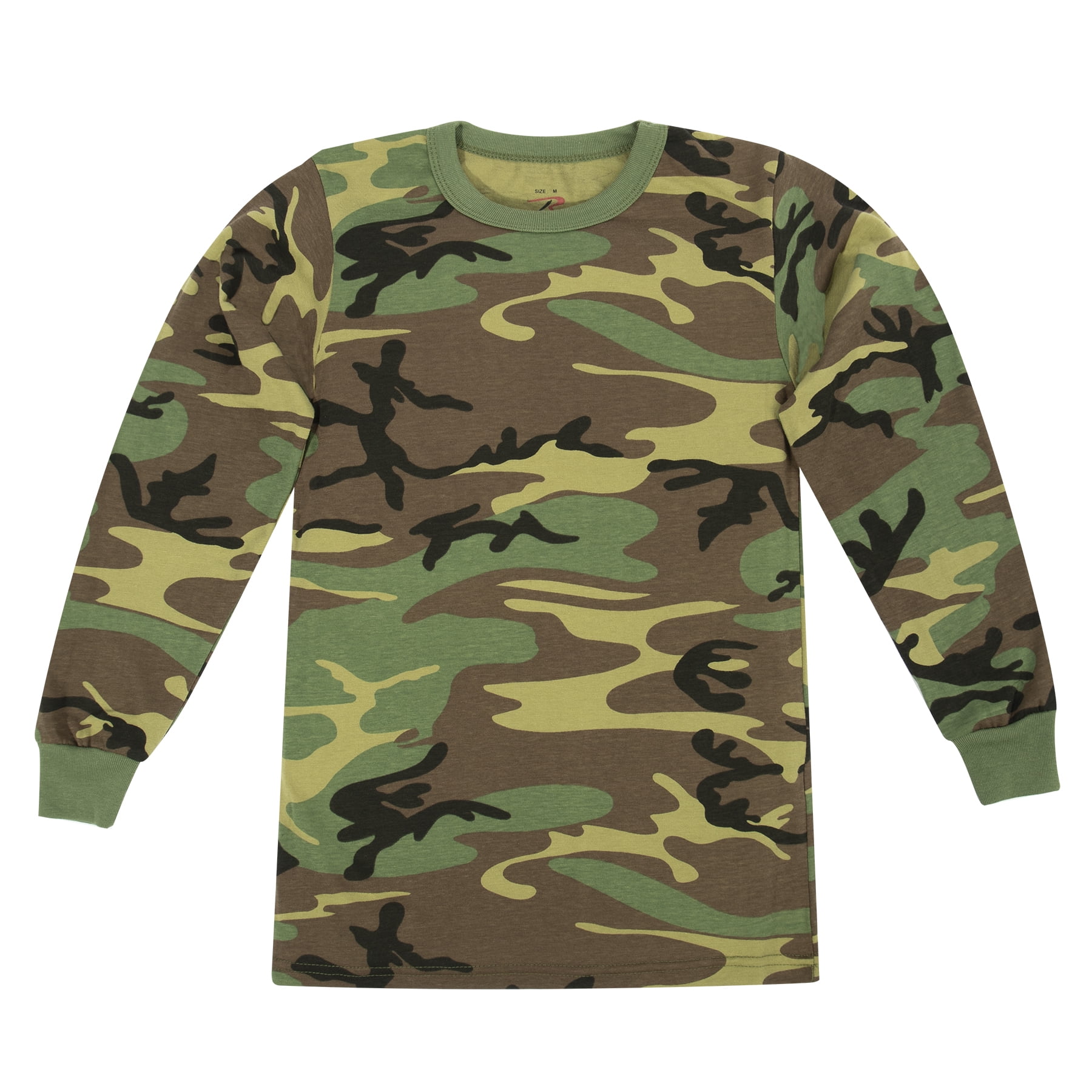 Rothco Long Sleeve T-Shirt, Woodland Camo, 4X : : Clothing, Shoes  & Accessories