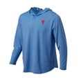thumbnail image 2 of Men's  Royal Philadelphia Phillies Butter Stripe Tri-Blend Long Sleeve Hoodie T-Shirt, 2 of 3