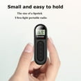 thumbnail image 5 of Pocket Radio Portable 76-108MHZ Radio Receiver w/ S LCD N8 Display New W5, 5 of 8