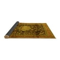 thumbnail image 2 of Ahgly Company Indoor Square Medallion Yellow Traditional Area Rugs, 7' Square, 2 of 4