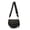 Pure Black, variant on Checkered Crossbody Bag Bum Bags for Women, Spacious Nylon Shoulder Handbag Purse Fanny Packs Belt Bag