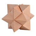 thumbnail image 2 of Rompecabezas entrelazado de madera 3D, juguetes de inteligencia, juego de rompecabezas, juguete para adultos y niños #4, 2 of 6