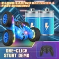 thumbnail image 4 of Coche Terucle Stunt RC con control remoto, rotación de 360°, 4WD, azul, 4 of 7