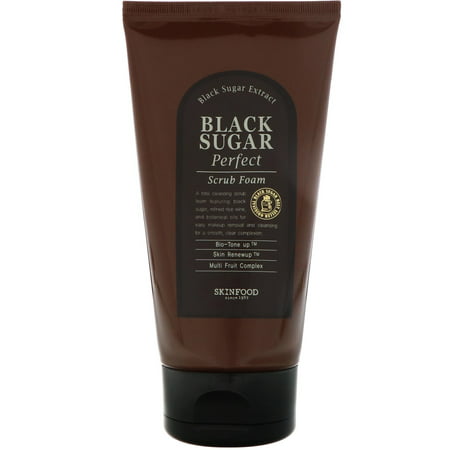 Skinfood  Black Sugar Perfect Scrub Foam  1 41 oz  40 (Best Homemade Face Scrub For Dry Skin)