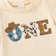 thumbnail image 5 of Tiny Cutey 1st Birthday Outfit Boy Toddler T-Shirt Clothes 1 Year Old Summer Short Sleeve Top for 6-12 Months, 5 of 7
