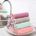 thumbnail image 4 of 12-Pack Non-Oil Microfiber Cleaning Cloths 6X11 In, Dual-Sided Diamond Texture Towels for Dishes Windows Mirrors, Lint-Free Streak-Free Polish Rags, Reusable Washable Kitchen Car Wash Set, 12 Towels, 4 of 9