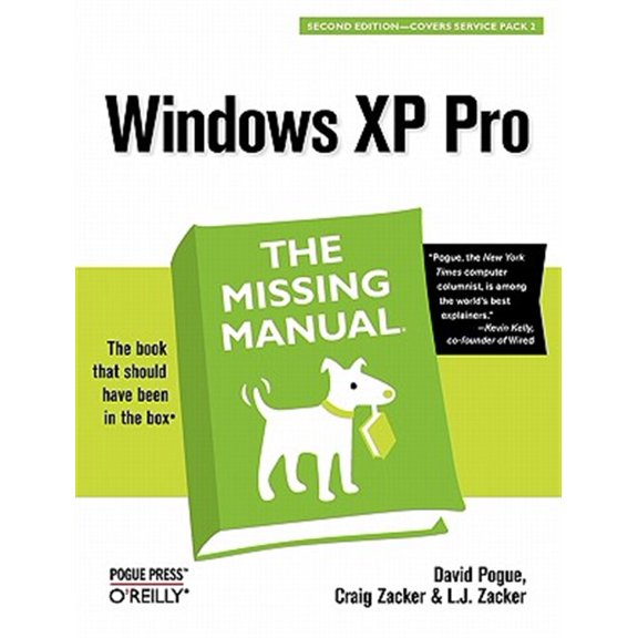 Pre-Owned Windows XP Pro: The Missing Manual (Paperback) 0596008988 9780596008987