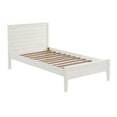 thumbnail image 3 of Alaterre Furniture Windsor 3-Piece Set with Panel Twin Bed and 2 Nightstands, Driftwood White, 3 of 3