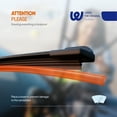 thumbnail image 3 of WOWIPER Wiper Blades 24 18 Automotive Conventional All-Season Windshield Wiper Blades J/U HOOK, 3 of 12
