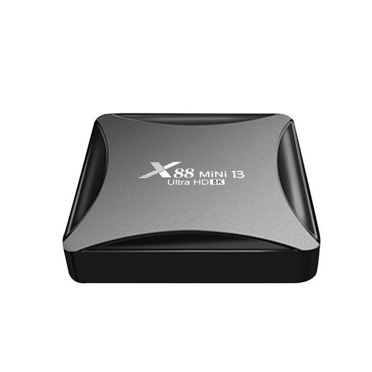 Android 13.0 TV Box,X88 13 Mini 4GB RAM 64GB ROM RK3528 Quad-Core Wifi  2.4G/5.8Ghz 8K HDR10+ Ultra HD USB Smart Home Player 