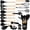 Black, variant on Silicone Cooking Utensils Set, Heat Resistant Kitchen Tools, 36 PCS Non-Stick Silicone Cooking Kitchen Utensils, Black