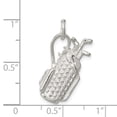 thumbnail image 6 of Auriga Fine Jewelry 925 Sterling Silver Golf Bag Charm for Women (Length - 22 mm, Width - 13 mm), 6 of 6