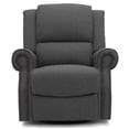 thumbnail image 5 of Delta Children Drake Nursery Glider Swivel Recliner, Charcoal, 5 of 12