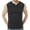 Black, variant on Men's Tank Tops Qiggri Men Casual Solid Sleeveless Pullover Sports Vest Button T Shirt Blouse Muscle Shirts