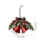 thumbnail image 3 of Campanas de hierro forjado, adornos navideños, adornos navideños, campanas para árbol de Navidad, lazos, decoraciones de Halloween, decoración de otoño, decoración del hogar, adornos navideños, 3 of 6