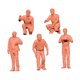 thumbnail image 4 of 5 piezas 1/64 figuras en miniatura, decoración de micropaisajes, coleccionables, pequeño taller de reparación, kit de modelo, figuras de personas en m 2x1x1cm, 4 of 8