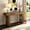 Brown, variant on KIOOTTO 63” Rustic Brown Farmhouse Console Table - Solid Wood Grain Rectangular Sofa Table for Entryway, Hallway, Living Room & Dining Room.