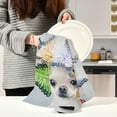 thumbnail image 2 of Cute Dog Butterfly Tea Towels Set of 1 Puppy Kitchen Dish Cloth with Hanging Loop, 18"x28"Lint-Free Absorbent Towel for Kitchen Drying Wiping and Cleaning, 2 of 6