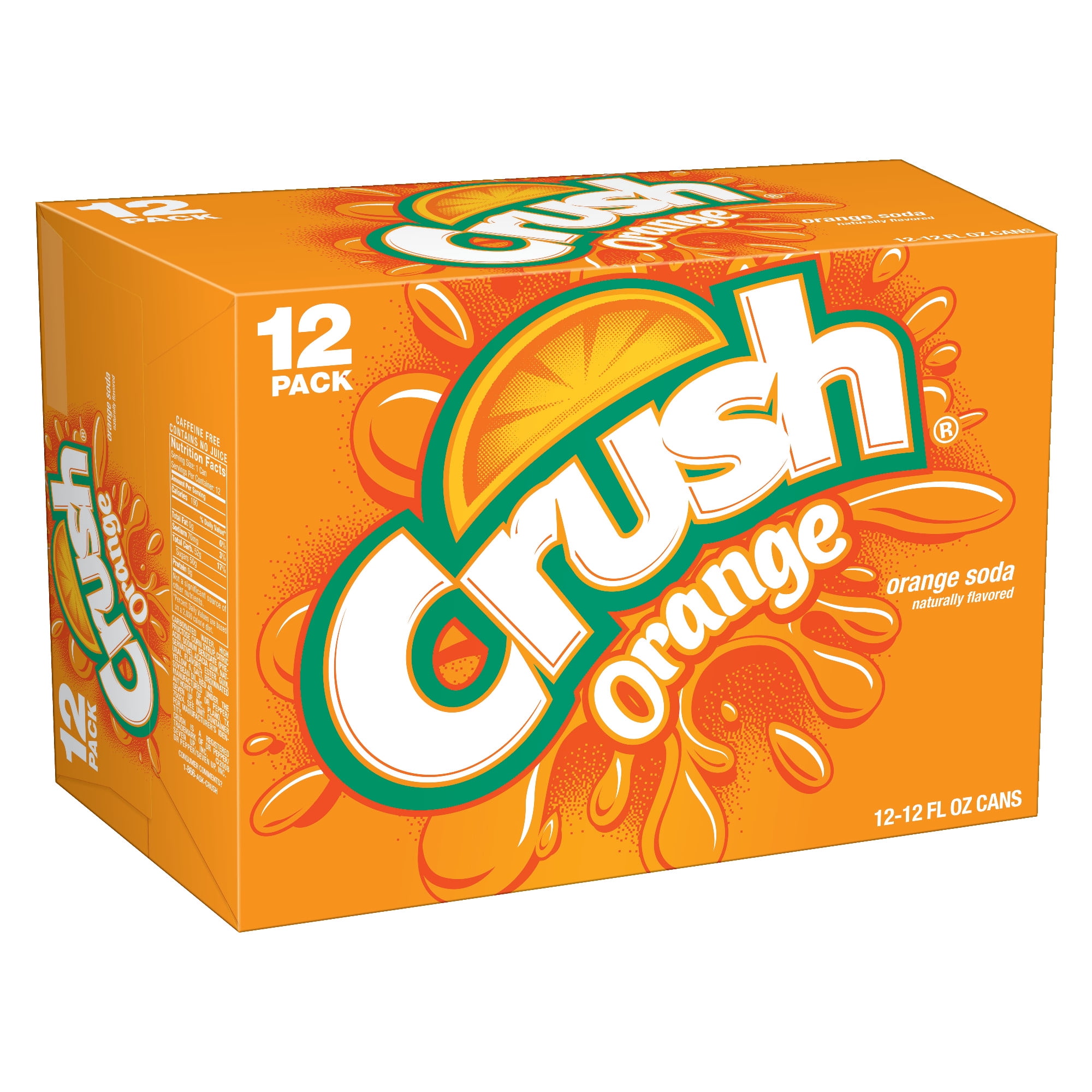 Crush Orange Soda, 12 Fl. Oz., 12 Count