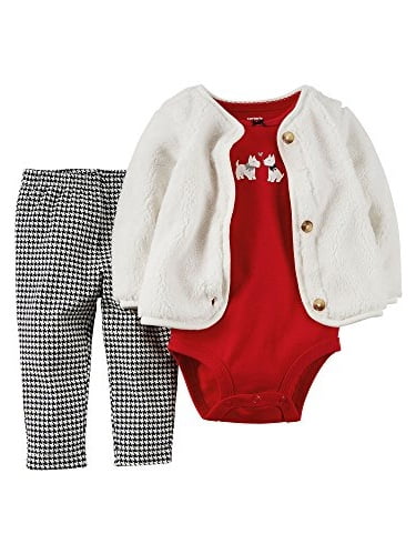 girls faux fur cardigan
