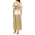 thumbnail image 2 of Rebecca Taylor womens  Double Face Charmeuse Silk Maxi Dress, 10, Gold, 2 of 3