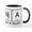 White/Black Inside, variant on CafePress - Ninja The Element Of Stealth - 11 oz Ceramic Mug - Novelty Coffee Tea Cup