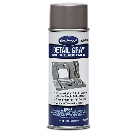 Eastwood Detail Gray Cast Stamped Steel Color Spray Paint Aerosol 12 oz