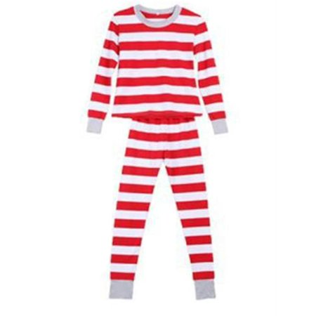 

Xavaria Family Matching Christmas Pyjamas Loungewear Set Kids Adults Baby Long Sleeve Stripe Sleepwear 2 Piece