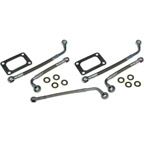 Dorman 667-050 Turbocharger Coolant Supply / Return Line Kit for Specific Dodge / Ram Models