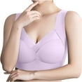 thumbnail image 6 of Busydd Plus Size Bras for Women for Large Bust Solid Color High Support Push Up Bra No Underwire Seamless Everyday Underwear Comfy Lift Wireless Bralettes, 6 of 8