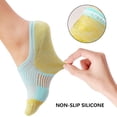 thumbnail image 4 of OWNTIDE Women's No Show Athletic Ankle Socks, Cushioned, Low Cut, 5 Pairs for Running & Sports, 4 of 6
