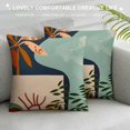 thumbnail image 3 of Creowell  Abstract Art Mid Century Modern Throw Pillow Covers Colorful Boho Aesthetic Floral Geometric Minimalist Pillow Covers for Couch Outdoor Decor 20x20in, 3 of 5