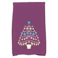 thumbnail image 2 of Simply Daisy 18" x 30" Beach Tree Holiday Geometric Print Kitchen Towel, 2 of 2