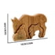 thumbnail image 2 of De San Valentín Animal Familia Figura Colección Paisaje Ornamento Decoraciones Para El Hogar Regalos Moyic HA041904-04, 2 of 6