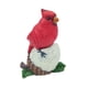thumbnail image 3 of Estatua de pájaro rojo de Navidad Colamx escultura decorativa para jardín interior y exterior 10 cm x 6,3 cm x 12,5 cm, 3 of 8