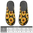 thumbnail image 5 of IAUYY Memory Foam House Slippers Suitable for Both Men and Women. Comfortable, Anti-Slip Plush Flat-Bottomed Slippers The Best Holiday Gift Sunflower, 5 of 9