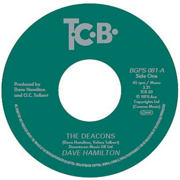 Dave Hamilton - Deacons / Pisces Pace - Music & Performance - Vinyl [7-Inch]