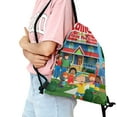 thumbnail image 2 of Caillou-theme Drawstring Backpack Sports Gym Bag Water Resistant String Bag Cinch Bag，12‘’X16‘’（30X40cm）, 2 of 6