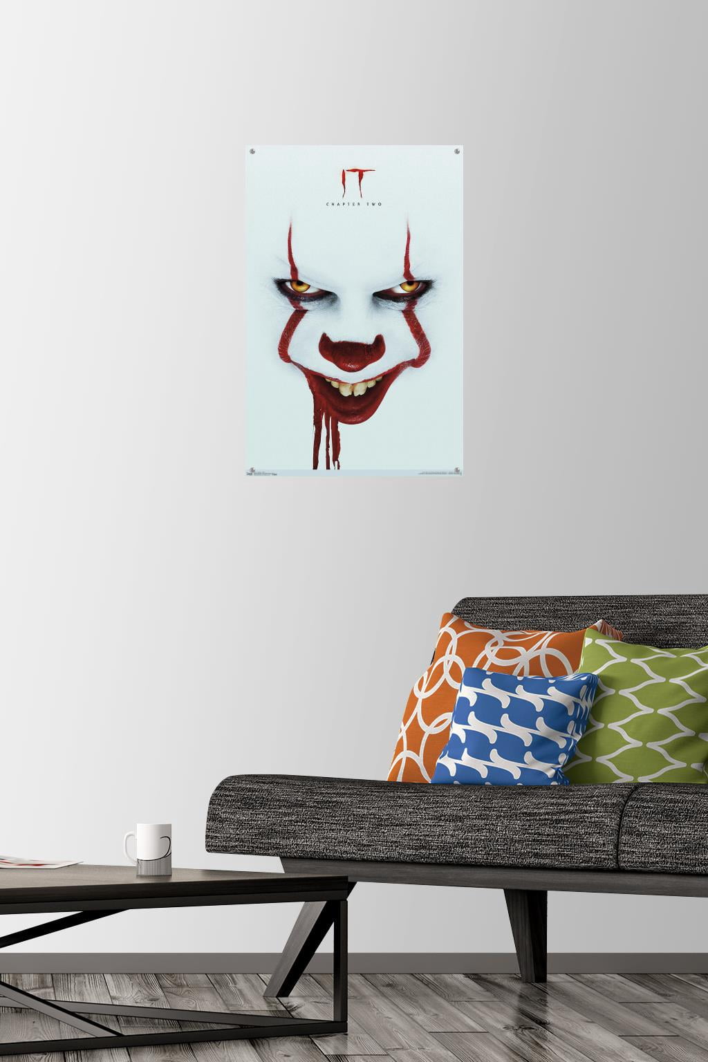 IT: Chapter 2 - Smile One Sheet Wall Poster with Push Pins, 14.725" x 22.375"