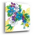 thumbnail image 2 of Epic Art 'Flower Power III' by Mike Schick, Acrylic Glass Wall Art, 36"x36", 2 of 8