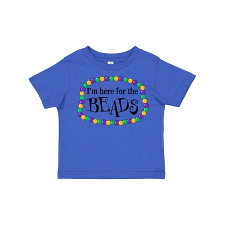 

Inktastic I m Here for the Beads Mardi Gras Gift Toddler Boy or Toddler Girl T-Shirt