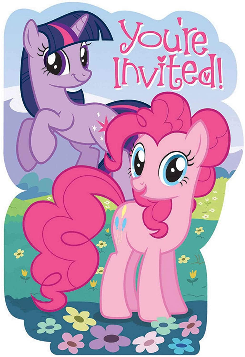 My Little Pony Friendship Magic Invitations 8pk Walmart Com
