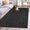 Black, variant on Round Rugs 5Ft, White Burlap Texture Round Area Rug Washable Indoor Throw Carpet, Farmhouse Vintage White Soft Non Slip Circle Rug for Cabinet Bathroom Home Decor Aesthetic