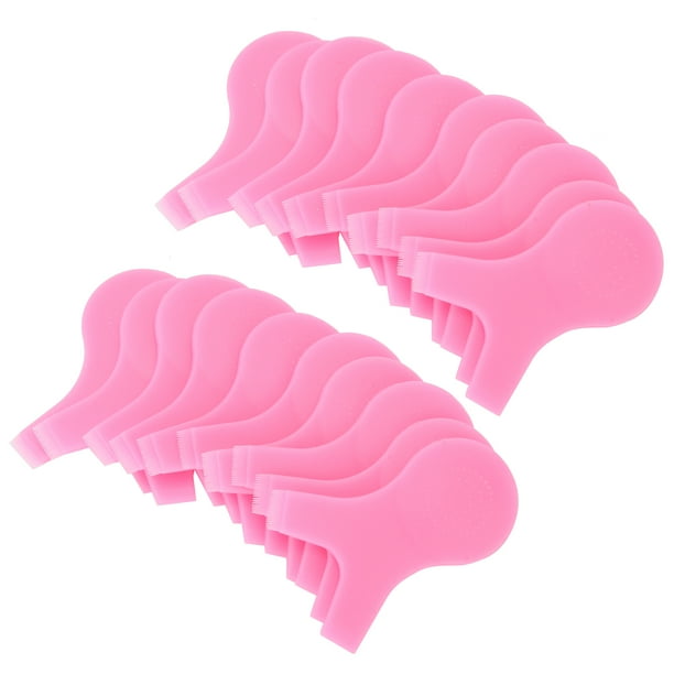Peine en forma de Y para levantamiento de pestañas, 20 piezas, cepillo para levantar pestañas, herramienta para permanente de pestañas, cepillo para injerto de pestañas, estética elegante